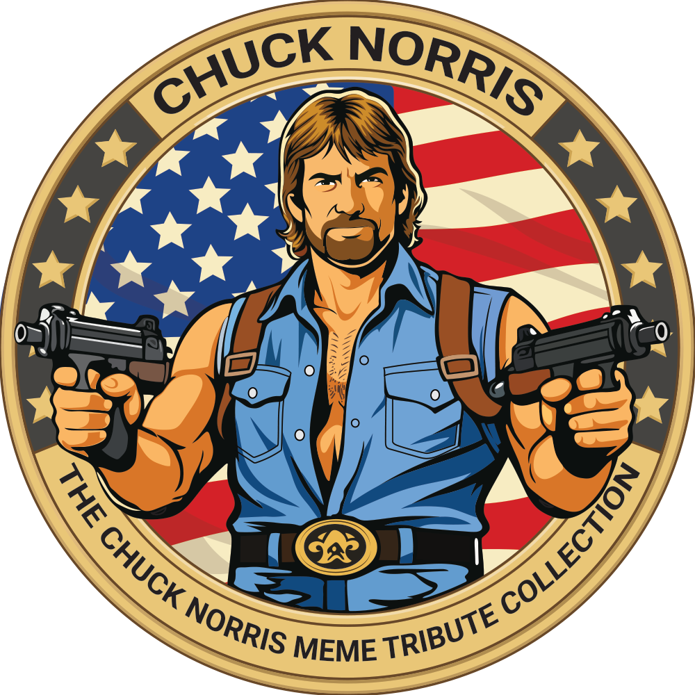 Chuck Norris Meme Tribute Challenge Coin: Action Star Collectible!