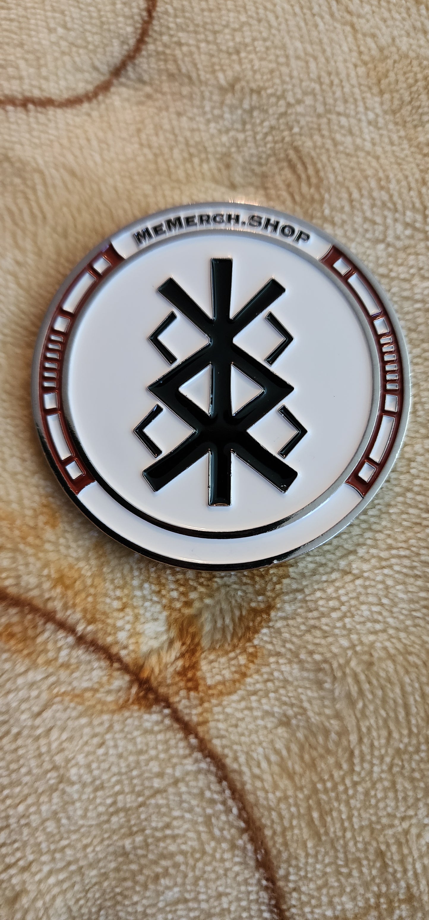 MeMerch.SHOP: "Oh Captain, My Captain!" - Nude 7 of 9, Pin-up - Challenge Coin